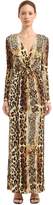 Just Cavalli Leopard Printed Viscose Jersey Dress