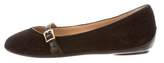 Thumbnail for your product : Ferragamo Girls' Audrey Suede Flats w/ Tags