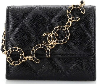 Chanel 2022 Coco Clips Wallet On Chain - ShopStyle