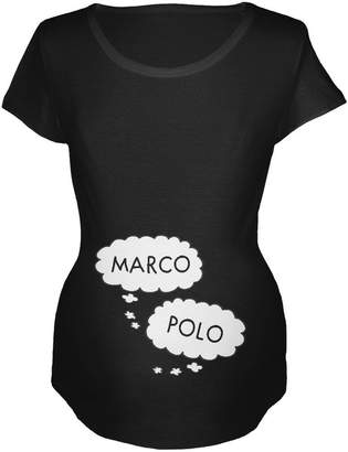 Old Glory Speech Bubble Marco Polo Twins Maternity Soft T Shirt MD