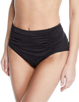 Thumbnail for your product : Tommy Bahama Pearl Shirred High-Waist Bikini Swim Bottoms