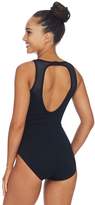 Thumbnail for your product : Poolproof Mesh Taped High Neck One Piece