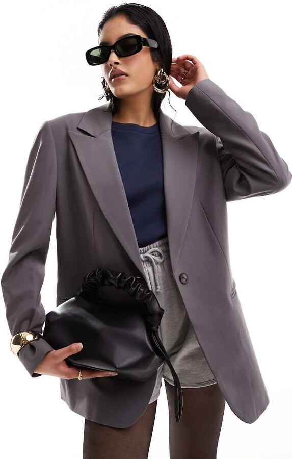 Tailored Blazer Asos Design Perfect Blazer Beige Longline Blazer