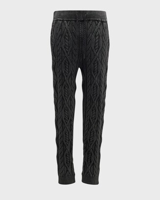 SER.O.YA Men's Elijah Cable-Knit Joggers - ShopStyle Pants