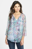 Thumbnail for your product : Casual Studio Pintuck Pleat Split Neck Blouse