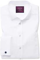 Thumbnail for your product : Slim Fit Wing Collar Luxury Marcella Bib Front White Tuxedo Egyptian Cotton Dress Shirt French Cuff Size 15/33 by Charles Tyrwhitt