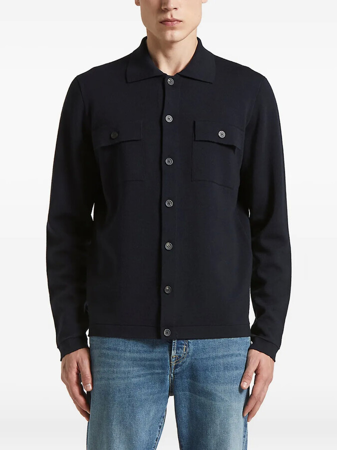 Peserico Polo-Collar Cardigan