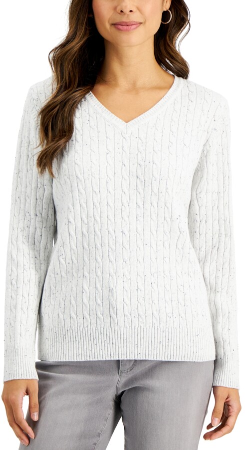 macys v neck sweaters