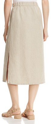 Eileen Fisher Organic Linen Drawstring Skirt