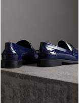Thumbnail for your product : Burberry Tri-tone Kiltie Fringe Leather Loafers