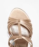 Thumbnail for your product : Brooks Brothers Satin High-Heeled Sandals