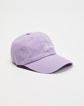 Stussy Purple Caps - Stock Low Profile Cap - Size One Size at The Iconic