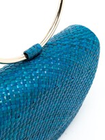 Thumbnail for your product : Serpui Marie Nicole straw clutch bag