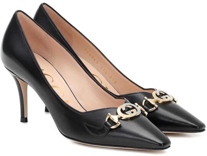 Gucci Zumi leather pumps ShopStyle