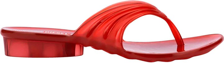 Melissa Quantum Thong X Diesel - Transparent Red