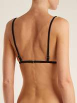 Thumbnail for your product : Paolita - Posada Triangle Bikini Top - Womens - Black White