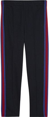 Gucci Web stripe cotton tracksuit bottoms 4-12 years