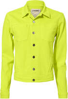Thumbnail for your product : L'Agence Celine Yellow Denim Jacket