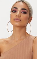 Thumbnail for your product : Ice Rose Gold 80mm Large Hoop Earrings