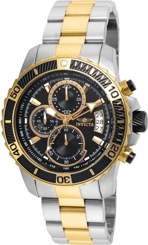 Invicta Men's 22418 Pro Diver Quartz Multifunction Black Dial Watch