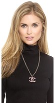 Thumbnail for your product : WGACA What Goes Around Comes Around Vintage Chanel Ribbon Cross Necklace