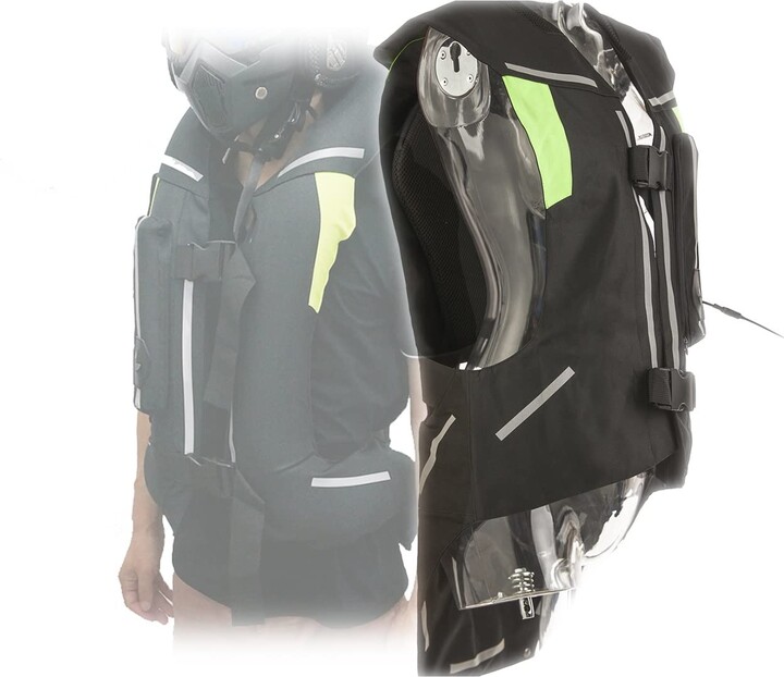 YXYECEIPENO Lightweight Inflatable Vest Motorcycle Airbag Vest High