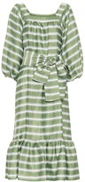 Thumbnail for your product : Lisa Marie Fernandez Laure striped midi dress