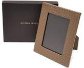 Thumbnail for your product : Bottega Veneta Intrecciato Leather Photo Frame - Brown