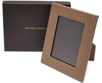 Bottega Veneta Intrecciato Leather Photo Frame - Brown
