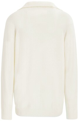 The Transparent Machine - Seamless Sweater In Ivory