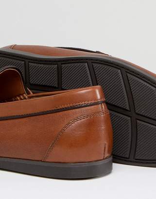 Aldo Frelacia Leather Loafers In Tan