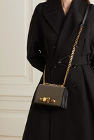 Thumbnail for your product : Alexander McQueen Jewelled Satchel Embellished Leather Shoulder Bag