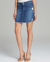 Thumbnail for your product : James Jeans Skirt - Daisy Cutoff