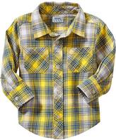 Thumbnail for your product : Old Navy Plaid Flannel Shirts for Baby