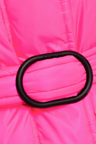 Thumbnail for your product : Kenzo Belted Quilted Neon Shell Hooded Down Jacket