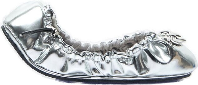 Rombaut Aura Metallic Ballerina Flats