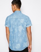 Thumbnail for your product : Solid Short Sleeve Cloud Chambray Shirt
