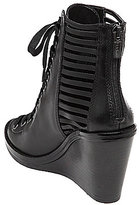Thumbnail for your product : BCBGeneration Malbon Peep-Toe Wedge Booties