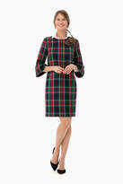 Thumbnail for your product : Vineyard Vines Jolly Plaid Flutter Sleeve Dress