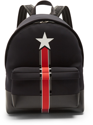 Givenchy Star and stripe neoprene backpack