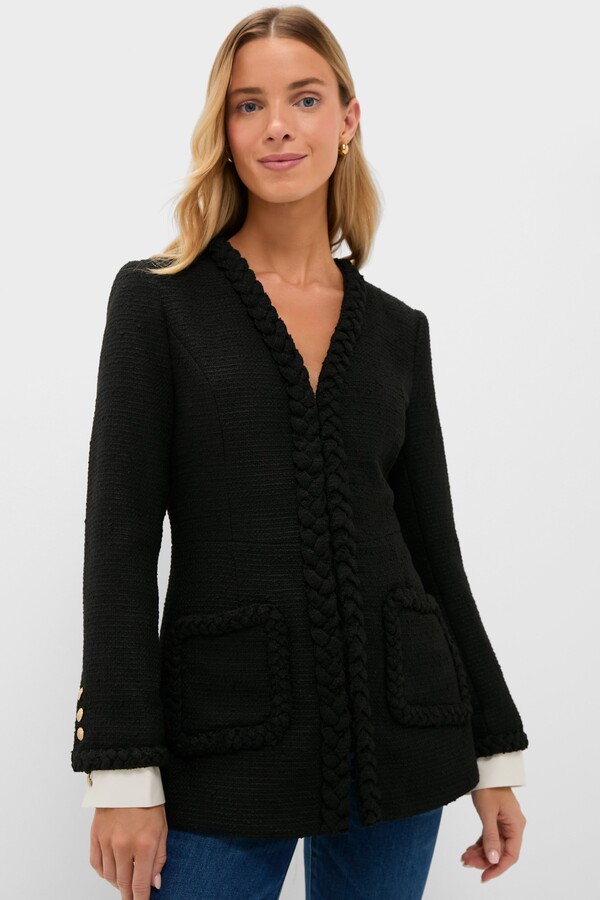 Tuckernuck Black Braided Trim Shay Jacket