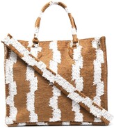 Thumbnail for your product : la milanesa India abstract-pattern tote