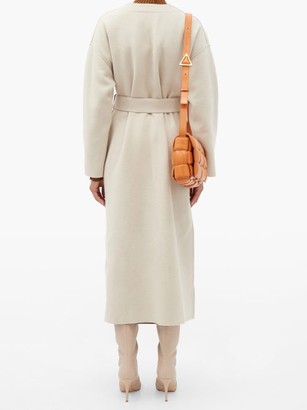 Harris Wharf London Double-breasted Belted Wool Coat - Cream