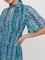 Thumbnail for your product : Monsoon Aaliyah Print Hanky Hem Dress - Blue