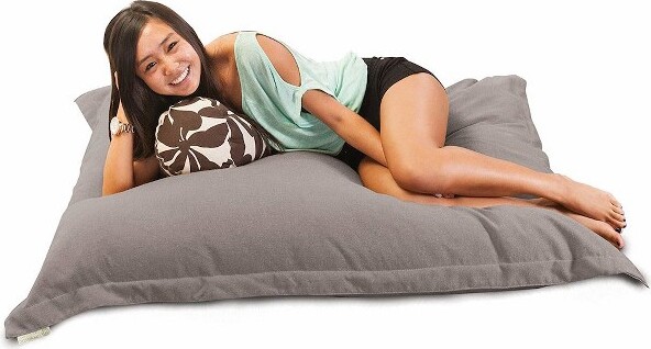 Majestic Home Goods MajesticHomeGoods,FloorPillowWalesGray