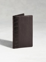Thumbnail for your product : John Varvatos Calfskin Breast Pocket Wallet with Crocodile Detail