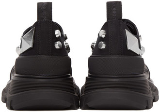 Alexander McQueen Black Studded Sneakers