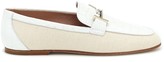 Thumbnail for your product : Tod's Double T canvas and leather loafers