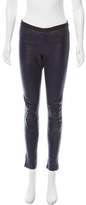 Thumbnail for your product : Helmut Lang Mid-Rise Leather Pants