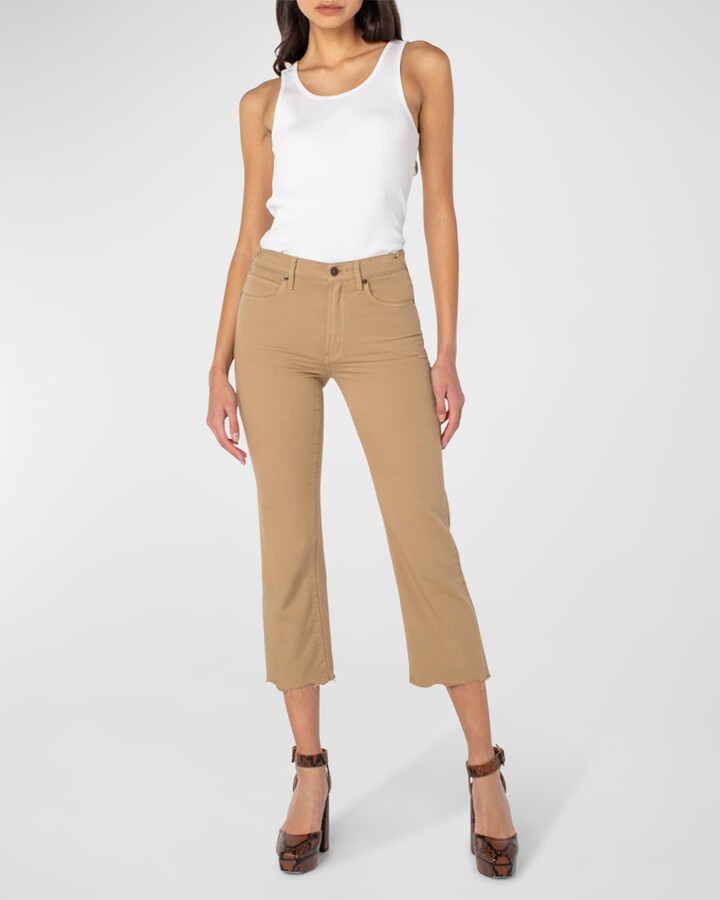 Serra by Joie Rucker The Bangle Cropped Kick Flare Jeans ShopStyle